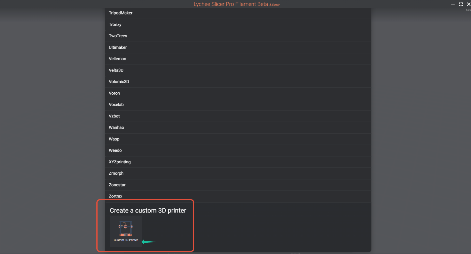 How to Add a Custom Filament 3D Printer? – Lychee Documentation